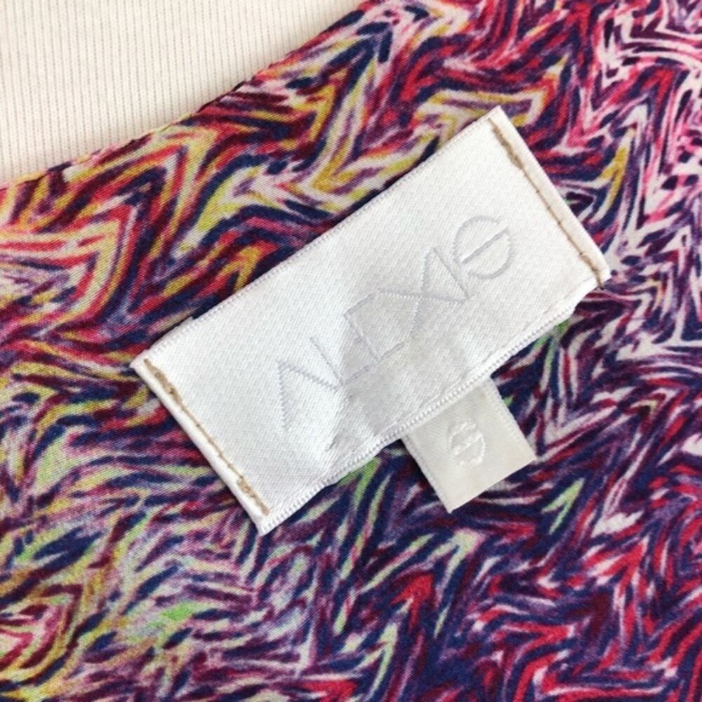 Alexis Silk Racerback Colorful Watercolor Sleeveless Racerback Tank Top Small - Picture 7 of 7